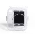(Not a camera) For FUJIFILM instax mini 12 Crystal Hard Acrylic Camera Case with Shoulder Strap.