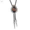 Crown Bolo Tie, Necktie American Necklace for Birthday Men/Women.