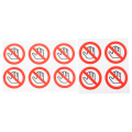 10pcs Do Not Touch Sticker Do Not Use Hand Signs Self Adhesive Decal No Touch Sign.