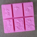 Silicone Soap Mold for Honey Bee Handmade soap.
