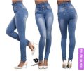 Ladies fashionable Slim-Fit Stretch Denim Jeans Pants For Women  High waist Pant. High waist jeans denim pant for ladies Export pant. 