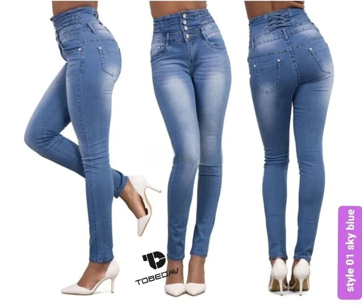 Ladies%20fashionable%20Slim-Fit%20Stretch%20Denim%20Jeans%20Pants%20For%20Women%20%20High%20waist%20Pant.%20High%20waist%20jeans%20denim%20pant%20for%20ladies%20Export%20pant%20-%20Image%203