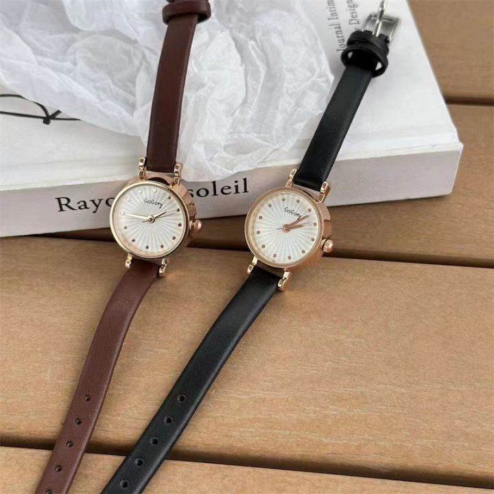 Korean%20Brand%20Student%20Women's%20Fine%20Ribbon%20Fashion%20Rhinestone%20Belt%20Ladies'%20Watch%20-%20Image%202