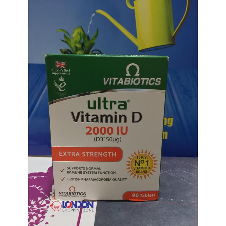 Vitabiotics Ultra Vitamin D 2000IU Tablets 96s (UK)