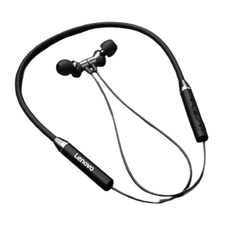 Lenovo Wireless Magnetic Hanging Bluetooth He05 - Bluetooth Headphone