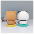 2024 Bubu Dudu Panda Bear Figure Toys Collectible Cute Action Kawaii Bear Toy Doll Ornament Home Deroc Birthday Christmas Gift. 