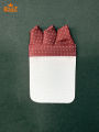 Coffee Polka Dot Signature Pocket Square for Men. 