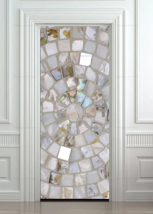 3D%20Geometric%20Door%20Stickers%20Home%20Decoration%20Black%20and%20White%20Abstract%20Lines%20Whole%20Door%20Mural%20Cover%20Self-adhesive%20Living%20Room%20-%20Image%202