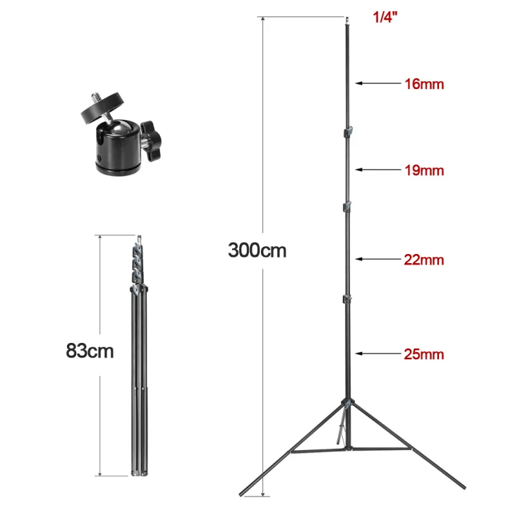 KEZERS 1.6M/3M Laser Level Tripod Nivel Laser штатив для лазерн уровн ...