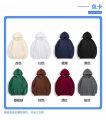 16.9oz 480gsm Heavy Weight Cotton Plus Velvet Hooded Sweater Men Thickened Tight Polar Fleece Pullover Hoodie Women Sweatshirt. 