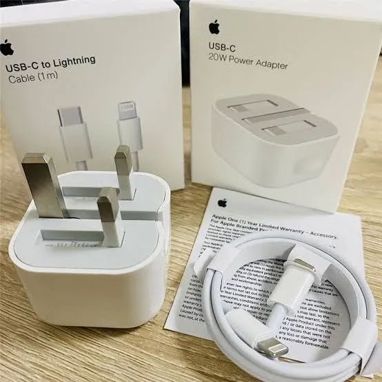 20W Fast Charger with Cable Compatible with Apple iPhone 13