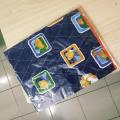 Superb Printed Waterproof Urine Mat for Newborn Baby [Standard Size 23\'\'x19\"] - Black Floral Printed. 