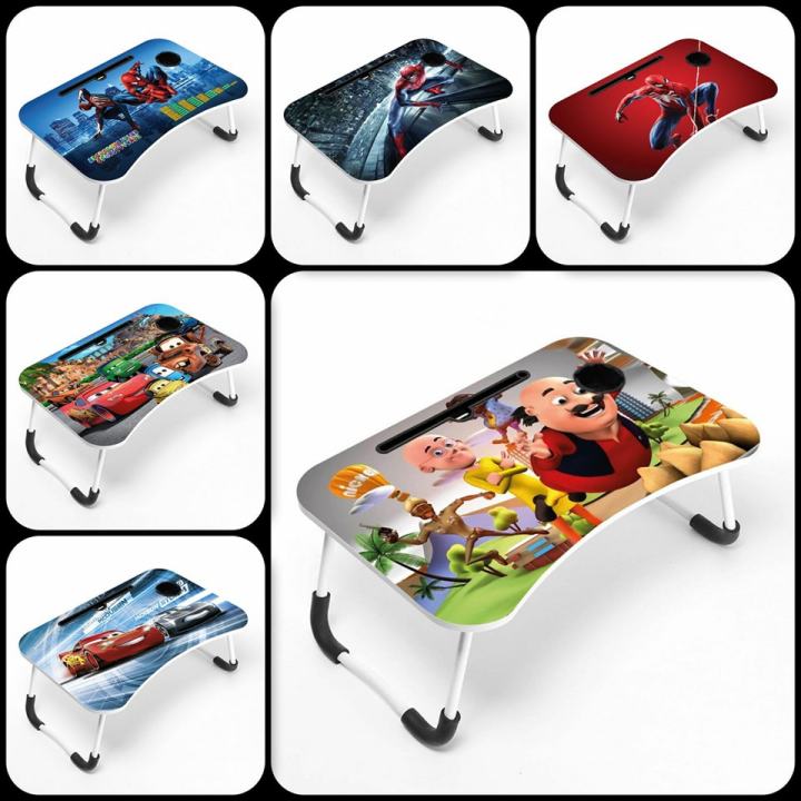 Computer Foldable Cartoon Foldable laptop Table Cartoon Printed | Daraz.com.bd