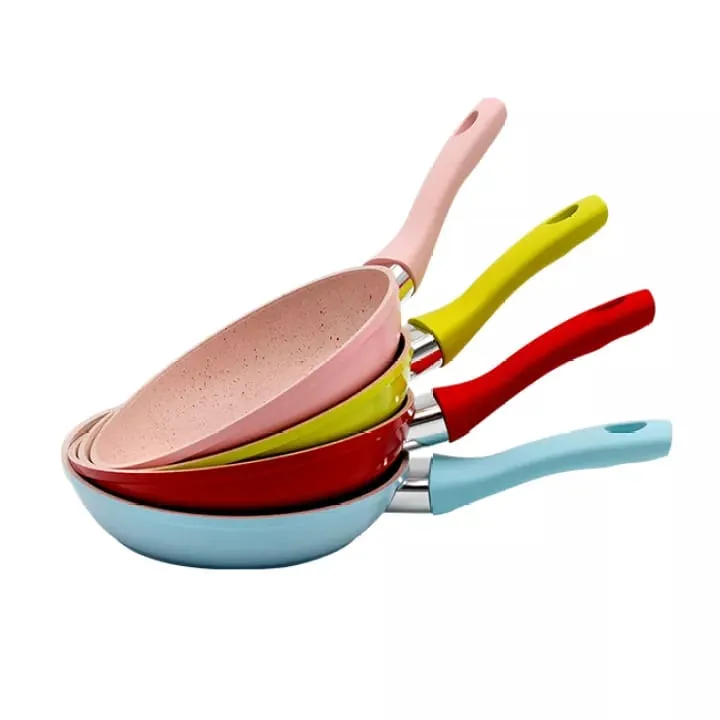 Non%20Stick%20Forged%20Frying%20Pan%2016CM%20Marble%20Stone%20Coating%20and%20Silicone%20handle%20-%20Image%202