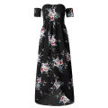 Women Off Shoulder Floral Print Boho Dress Women Beach Summer Dresses Ladies Strapless Long Maxi Dress Vestidos Female XS-5XL. 