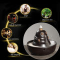 2in1 Ceramic Ashtray Smoke Censer Cute Buddha Backflow Tower Cone Incense Burner.