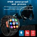 LOKMAT ZEUS 6 PRO smartwatch Bluetooth call flashlight waterproof smartwatch 1.46 "screen compass sports and fitness tracker. 