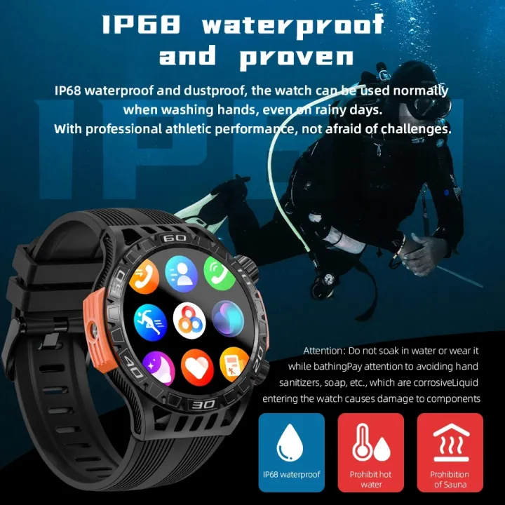 LOKMAT%20ZEUS%206%20PRO%20smartwatch%20Bluetooth%20call%20flashlight%20waterproof%20smartwatch%201.46%20"screen%20compass%20sports%20and%20fitness%20tracker%20-%20Image%206