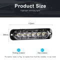4/6LED FLASHING LIGHT Grille Strobe light led strobe warning light emergency light truck accessories Trailer suv lamp.