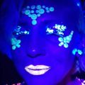 Luminous Crystal Face Stickers Rhinestone Temporary Tattoo Glow In The Dark Face Jewelry Stickers Eye Stickers Party Makeup.