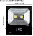 Floodlight 100w Waterproof Outdoor Halogen Led Light 100watt Water Proof Double Big Size (5054 Model) COB Chip LED Halogen Outdoor And Security Led Light Water Proof.