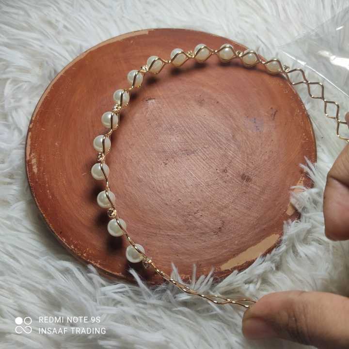 Pearl%20Crystal%20Wedding%20Bridal%20Tiara%20Crown%20Rhinestone%20Headbands%20-%20Image%203
