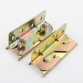NXFDSIOZ Bed Rail Bracket - Bed Rail Fittings - Heavy Duty Non-Mortise - Set of 8 (Screws Included). 
