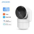 1080P Tuya Indoor Wifi Ip Camera Wireless Night Vision Ai Detection Two -Way Audio Surveillance Ip Camera Support Google Alexa.