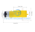 6V Yellow DC Gear Motor – High-Torque Mini Motor for Arduino & Robotics Projects. 