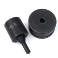 Hydraulic Hole Punch for CH70 CH-70 Machine, 6.5mm Hydraulic Punching Round Die Tool 1pc, Black.