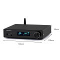 BRZHIFI SU12 AK4493SEQ*2 Audio DAC USB Amanero 32Bit 384KHz Decoder DSD512 Bluetooth 5.1 LDAC With HiFi Headphone Amplifier.
