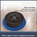 Silent Touch Mopping Robot Sweeping Smart Home Appliance Vacuum Cleaner Easy to Use (Black+Blue).