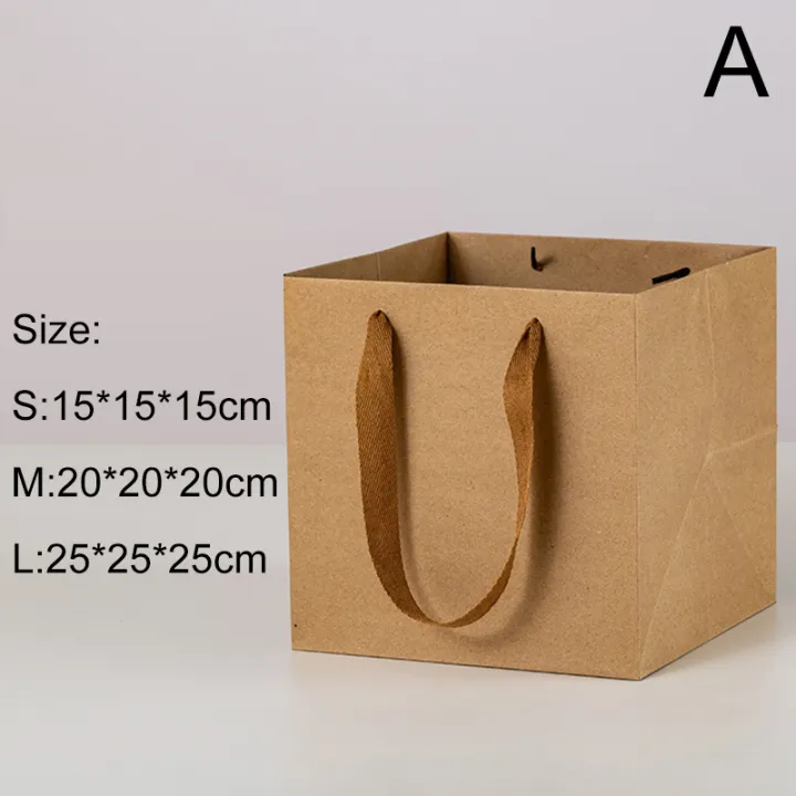 2sql%201PC%20Paper%20Cake%20Box%20Kraft%20Paper%20Bag%20Paper%20Bag%20Gift%20Bag%20Shopping%20Bag%20Tote%20Bag%20Flowers%20Packaging%20Bag%20Square%20Portable%20Bag%20-%20Image%205