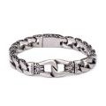 Silver Stainless Steel Bracelet for Men. 