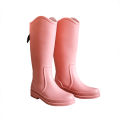 Fashion Stocking Rain Boots Women's Four Seasons Waterproof Non-Slip Rubber Shoes Thick Bottom Long Tube Rain Shoes Fishing Shopping Rain Boots Women's Summer. 