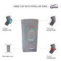 Tynor Knee Cap with Patellar Ring Relieves Pain,3D wovenPatellar Support,Uniform CompressionComfortable,Anti Slip. 