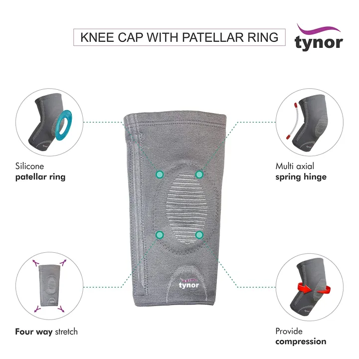 Tynor%20Knee%20Cap%20with%20Patellar%20Ring%20Relieves%20Pain,3D%20wovenPatellar%20Support,Uniform%20CompressionComfortable,Anti%20Slip%20-%20Image%205