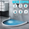 Tool parts 60-200cm Bathroom Kitchen Foldable Water Stopper Silicone Dam Shower Barrier. 