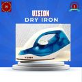 Vision Non Stick Coating Sole-Plate Dry Iron (Model: VIS-DEI-009) - White with Blue & white with Purple. 