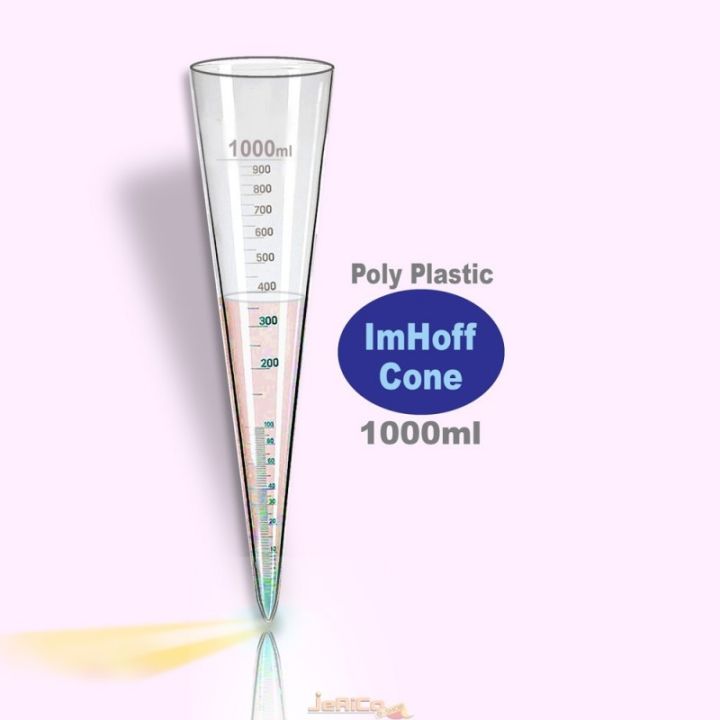 Imhoff Cone Poly Plastic Full Marking 1000mL | Daraz.com.bd