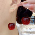 Premium Earrings With Cherry Fruit Cherry Earrings GJCUTE. 