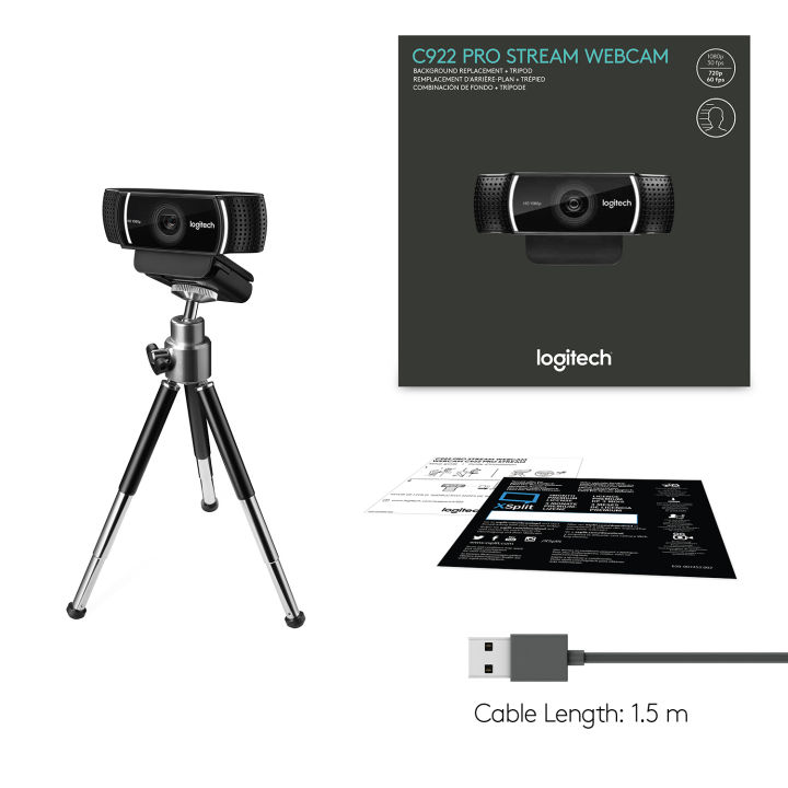 Logitech%20C922%20Pro%20Stream%20Webcam,%20HD%201080p/30fps%20or%20HD%20720p/60fps%20Hyperfast%20Streaming,%20Stereo%20Audio,%20HD%20light%20correction,%20Autofocus,%20For%20YouTube,%20Twitch,%20XSplit,%20PC/Mac/Laptop/Macbook/Tablet%20-%20Black%20-%20Image%209