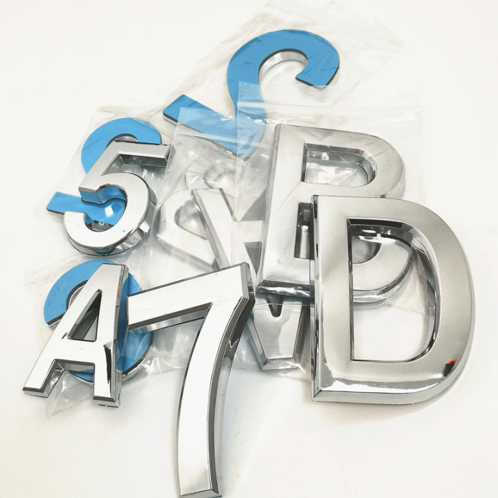 House Number Alphabet Letter Door Plaque House Drawer Sign Plating Gate ...