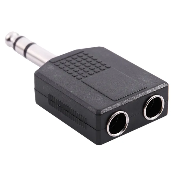 3X%20Mono%206.35mm%20Male%20Plug%20to%20Dual%206.35mm%20Female%20Socket%20Splitter%20Adapter%20Connector%20-%20Image%205