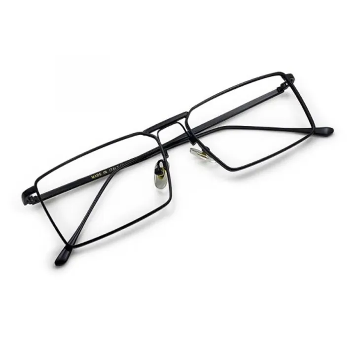 Black Metal Rectangle Eyeglass | Daraz.com.bd