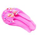Norkee Cute Clock Block Cake Fluffy Slime Plasticine Mud Sludge Stress Relief Kids Toy. 