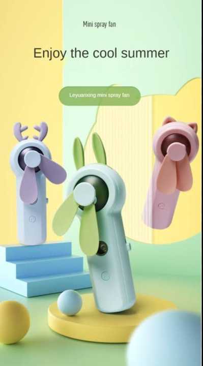 Portable%20Cartoon%20Hand%20Held%20Water%20Spray%20USB%20Cooling%20Fan%20-%20Multi-color%20-%20Image%204