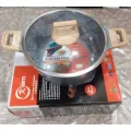 Kiam Die-Casting Non-Stick Casserole 26cm With Glass Lid.