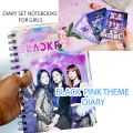 BLACKPINK Kpop Spiral Bounded Rulled Notebook Diary A5 Size (Multicolor). 