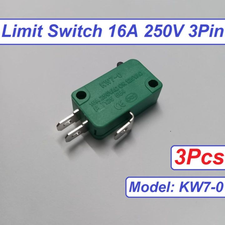 3Pcs-%20Micro%20Limit%20Switch%2016A%20250VAC%20SPDT%203%20Pin%20KW7-0%20KW7%20T125%205E4%20Common%20Terminal%20Press%20Lever%20Switch%20For%20Microwave%20Oven%20Game%20Machines%20Electric%20Cookers%20Blender%20-%20Image%205